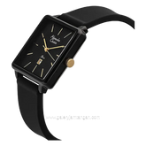 Alexandre Christie AC 2810 LD Full Black Rubber Strap